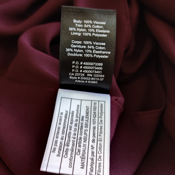 Aritzia Talula wine red Bustier Dress - Picture 8 of 11